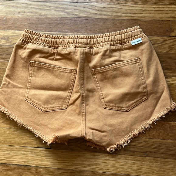 Billabong Coast Line Camel Denim Pull-On Shorts size Medium - Picture 8 of 8